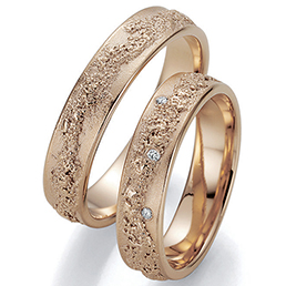 Обручальные кольца из красного золота Bayer