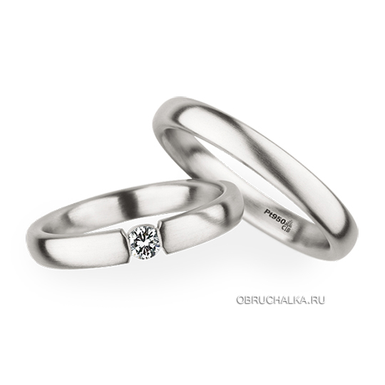 Обручальные кольца из белого золота Christian Bauer 0240999