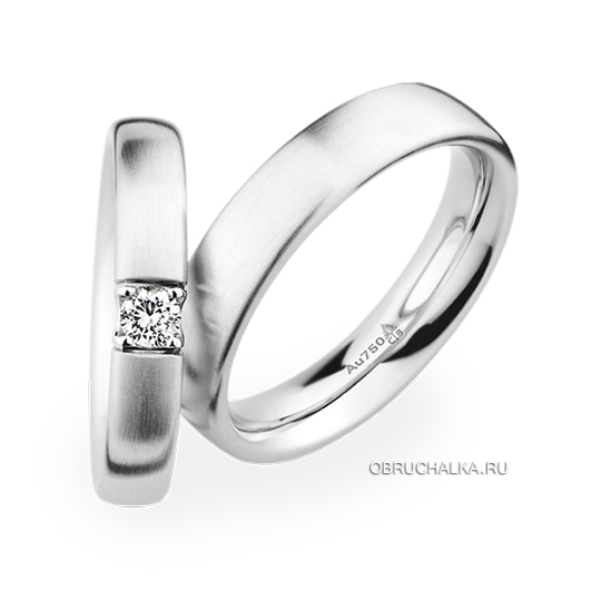 Обручальные кольца из белого золота Christian Bauer 0241519