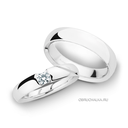 Обручальные кольца из белого золота Christian Bauer 0241600