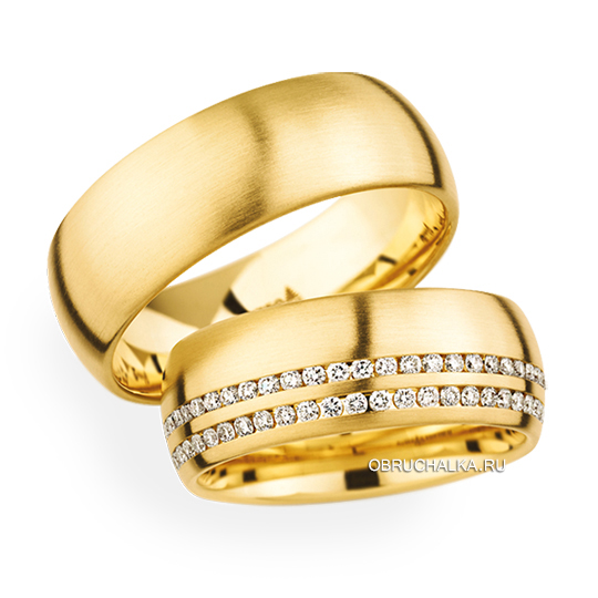 Обручальные кольца с бриллиантами Christian Bauer 0246737