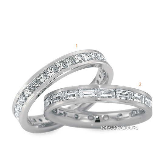 Обручальные кольца с бриллиантами Christian Bauer 0246760-246767