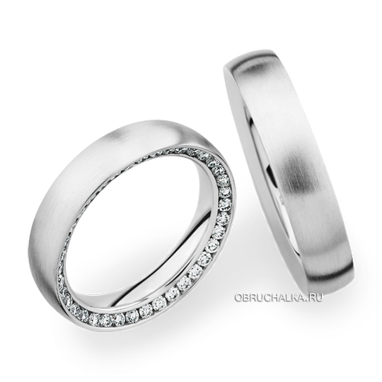 Обручальные кольца с бриллиантами Christian Bauer 0246822