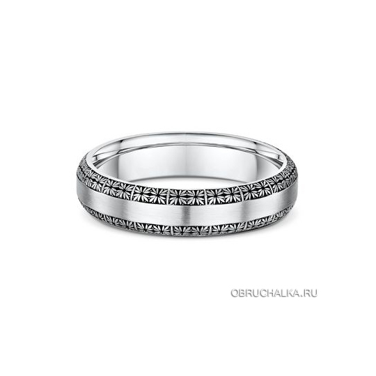Обручальные кольца из белого золота Dora 131A02-G