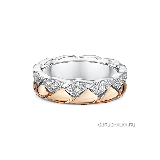 Комбинированные обручальные кольца Dora 156A01-G