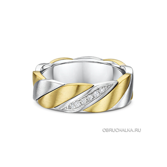 Комбинированные обручальные кольца Dora 193B01-G
