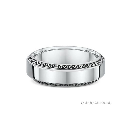 Обручальные кольца из белого золота Dora 300A01-G