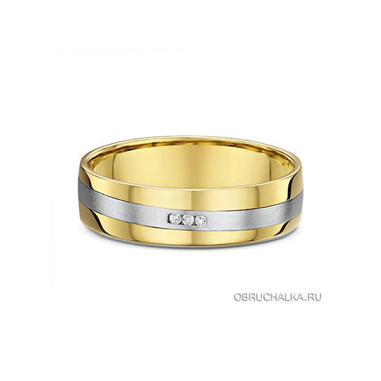 Комбинированные обручальные кольца Dora 303B01-G