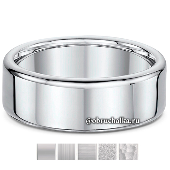 Обручальные кольца из платины 318B02G 8.0x1.8mm
