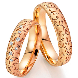 Многоцветные обручальные кольца Fischer