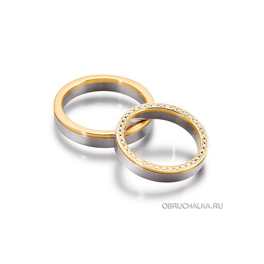 Обручальное кольцо. Обручальное кольцо с бриллиантами в торце. Кольца обручальные арт. Кольцо обручальное с бриллиантами (арт. Gold engagement rings обручальные кольца.