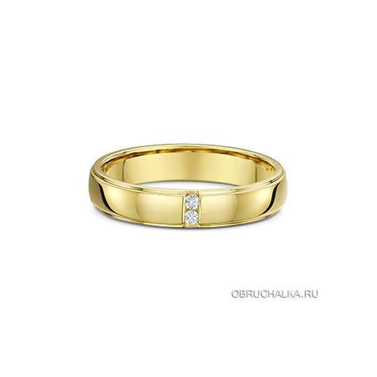 Обручальные кольца из желтого золота Dora 403B01-G