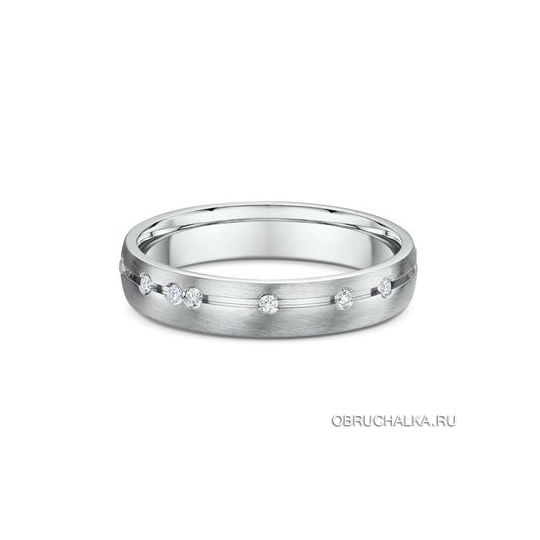Обручальные кольца из платины Dora 459B01-G