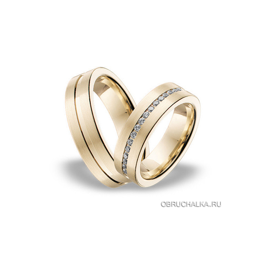 Обручальные кольца из желтого золота Breuning 46-00163
