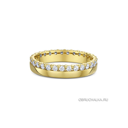 Обручальные кольца с бриллиантами Dora 460B01-G