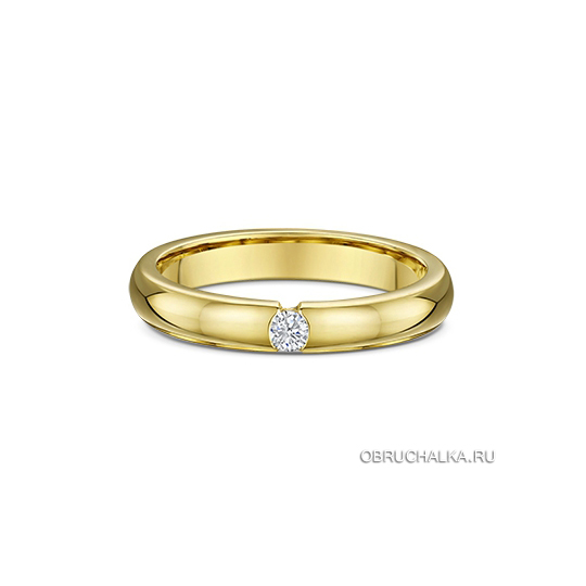 Обручальные кольца из желтого золота Dora 466B01-G