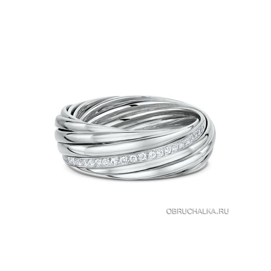 Обручальные кольца с бриллиантами Dora 474B02-G