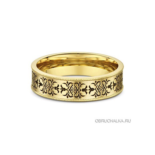 Обручальные кольца из желтого золота Dora 479A02-G