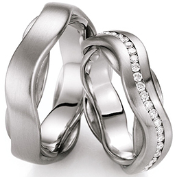 Обручальные кольца с бриллиантами Collection Ruesch