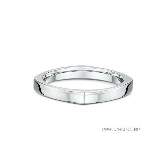 Обручальные кольца из белого золота Dora 586A01-G