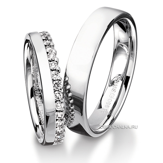 Обручальные кольца с бриллиантами Furrer Jacot 61-52810