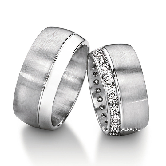 Обручальные кольца с бриллиантами Furrer Jacot 62-52500