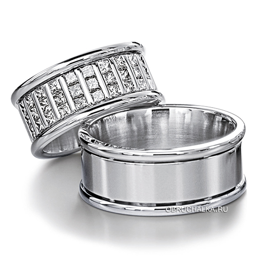Обручальные кольца с бриллиантами Furrer Jacot 62-52840