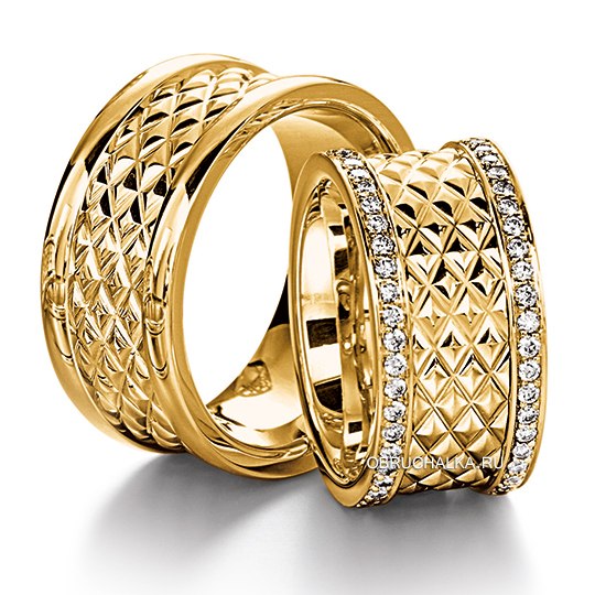 Обручальные кольца из желтого золота Furrer Jacot 62-52850