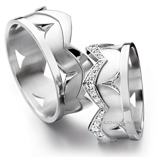Обручальные кольца с бриллиантами Furrer Jacot 62-52910