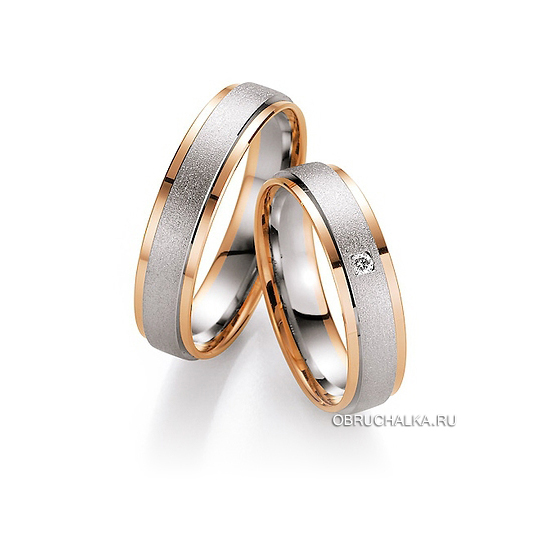 Комбинированные обручальные кольца Collection Ruesch 66-20210-050