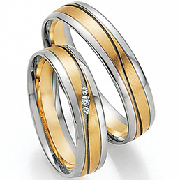 Комбинированные обручальные кольца Collection Ruesch