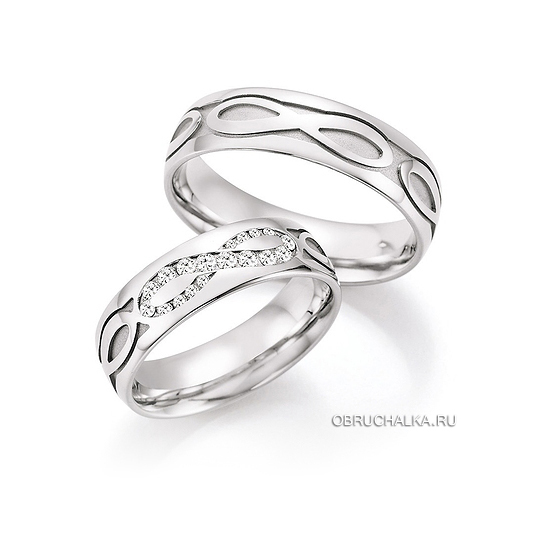 Обручальные кольца из белого золота Collection Ruesch 66-38150-060