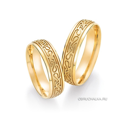 Обручальные кольца из желтого золота Collection Ruesch 66-39040-055