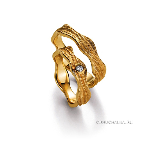 Обручальные кольца из желтого золота Collection Ruesch 66-50090-058