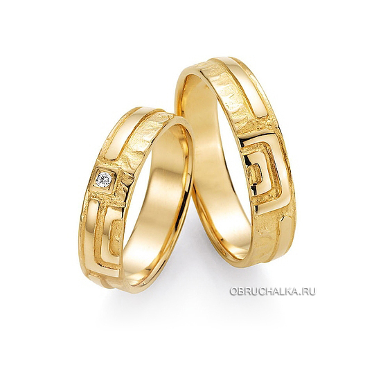 Обручальные кольца из желтого золота Collection Ruesch 66-51070-050