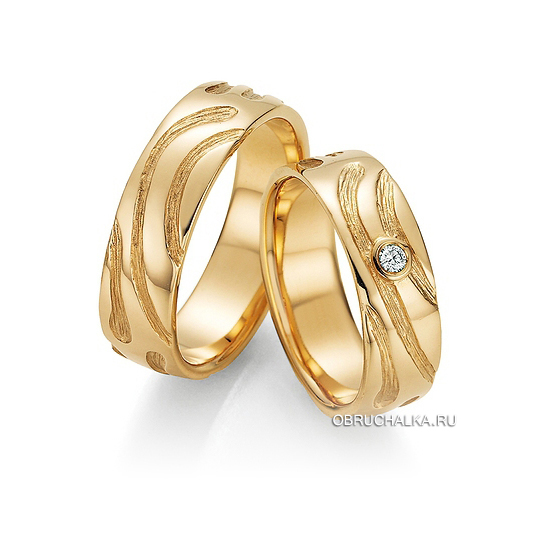Обручальные кольца из желтого золота Collection Ruesch 66-52010-061