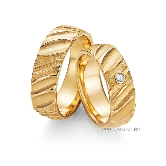 Обручальные кольца из желтого золота Collection Ruesch 66-52110-068