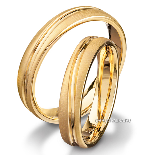 Обручальные кольца из желтого золота Furrer Jacot 71-19880