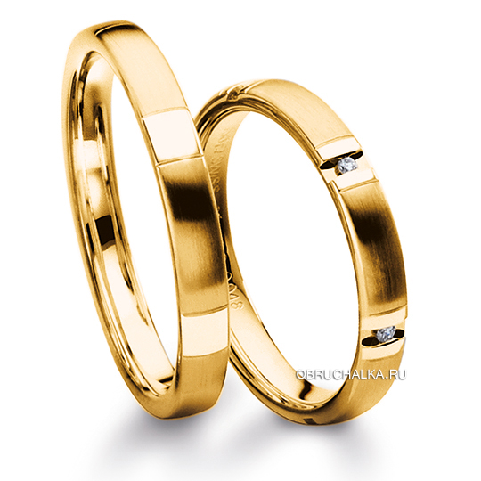 Обручальные кольца из желтого золота Furrer Jacot 71-83090