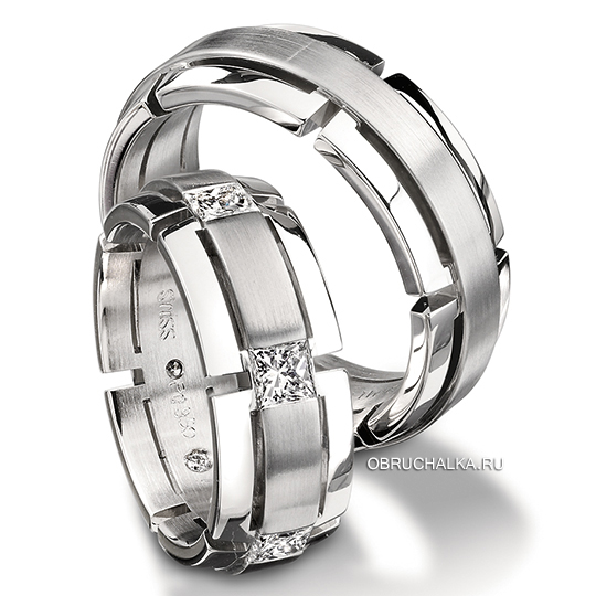 Обручальные кольца с бриллиантами Furrer Jacot 71-83780