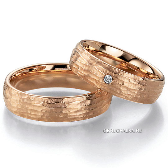 Обручальные кольца из красного золота Bayer 88714