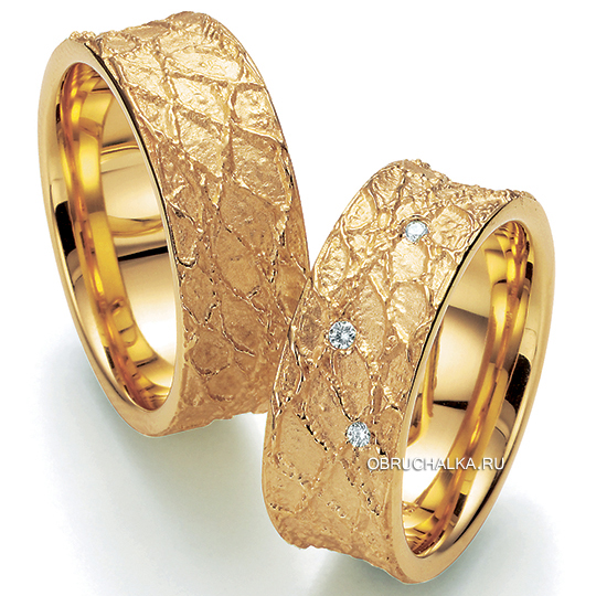 Обручальные кольца из желтого золота Bayer 89011