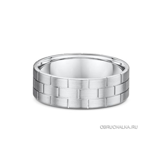 Обручальные кольца из белого золота Dora 962A01-G